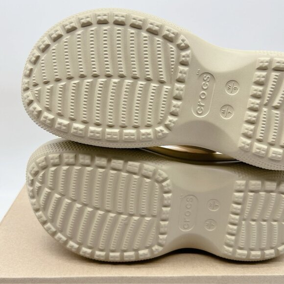 CROCS CLASSIC STACKED CLOG Platform CHALK WHITE Womens US 9 - NEW - Picture 10 of 12